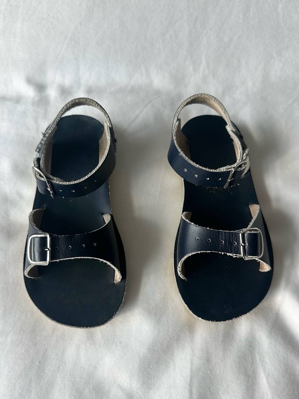 SUN-SAN Surfer Navy Toddler Sandals Size 9